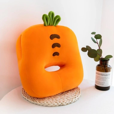 Bộ chăn gối văn phòng hình thú tròn cún đen mặt trắng, giảm giá 89.000đ