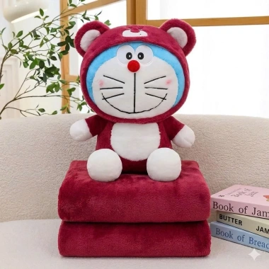 Bộ chăn gối văn phòng Sư tử 2 trong 1 - Gấu bông mềm, giá chỉ 210.000₫ 9