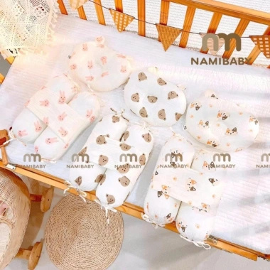 Bộ Chặn Kèm Gối Bông Muslin NAMI BABY - Vải Xô Mềm Mại, Thoáng Mát, Chống Giật, Ngủ Ngon 109k 4 Bộ Chặn Kèm Gối Bông Muslin NAMI BABY - Vải Xô Mềm Mại, Thoáng Mát, Chống Giật, Ngủ Ngon 109k 4