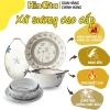 Bộ chén bát gốm sứ cẩm thạch HINATA cao cấp - set ăn cơm chịu lò nướng, giảm 22% 4
