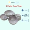Bộ chén bát nhựa trắng dày dặn, tặng vá canh inox: giảm giá 280k (đã 336k) 4