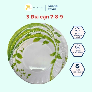 Bộ Chén Bát Nhựa Vĩnh Cơ Ngọc Diệp và 1 Vá Canh Inox - Dày Dặn, Giá Ưu Đãi 346.000đ 3 Bộ Chén Bát Nhựa Vĩnh Cơ Ngọc Diệp và 1 Vá Canh Inox - Dày Dặn, Giá Ưu Đãi 346.000đ 3