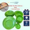 Bộ Chén Bát Nhựa Xanh Lá + Vá Canh Inox Tặng Kèm - Giá 280k Giảm 20%