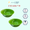 Bộ Chén Bát Nhựa Xanh Lá + Vá Canh Inox Tặng Kèm - Giá 280k Giảm 20% 3