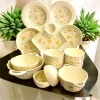 Bộ chén đĩa hoa văn Hoa Cúc Vàng gốm sứ cao cấp 20 món (2 tô) chỉ 200.000 VND 8