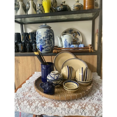 Bộ Chén Dĩa Tô 13 Món Xanh Nam Bộ 5 Người Gốm Lái Thiêu Gốm Xưa Giá Ưu Đãi 345k 3 Bộ Chén Dĩa Tô 13 Món Xanh Nam Bộ 5 Người Gốm Lái Thiêu Gốm Xưa Giá Ưu Đãi 345k 3