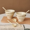 Bộ chén sú, đĩa, thố, tô, ly hoa kem - Giá 20.580₫, dụng cụ ăn cơm gia đình 2
