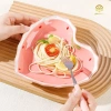 Bộ chén sứ, đĩa, thố, tô, ly họa tiết dâu tây - Đồ ăn đáng yêu, giá 25.000 VND 6