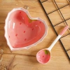 Bộ chén sứ, đĩa, thố, tô, ly họa tiết dâu tây - Đồ ăn đáng yêu, giá 25.000 VND 8