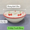 Bộ Chén Tô Dĩa Gốm Sứ Cherry Lẻ Món - Họa Tiết Dễ Thương, Giá Chỉ 19.000₫ 3