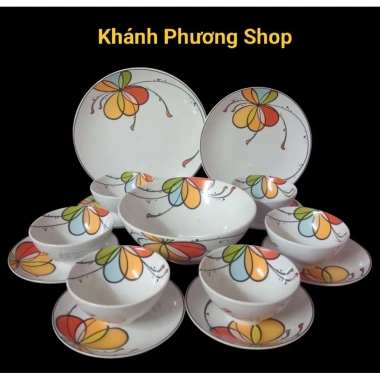 Bộ chén tô dĩa sứ Minh Long Daisy Bóng Bay 15 món – Giá ưu đãi 1,060,800₫ 3