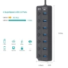 Bộ Chia 7 Cổng USB 3.0 5Gbps Đèn LED - Tốc Độ Cao Giá 71.500₫ Dành Laptop & PC 8