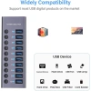 Bộ chia cổng USB 4-7-10 - Hub USB 3.0 tốc độ cao, giảm giá 442.000₫ đa năng, tương thích mọi thiết bị 5