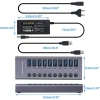 Bộ chia cổng USB 4-7-10 - Hub USB 3.0 tốc độ cao, giảm giá 442.000₫ đa năng, tương thích mọi thiết bị 6