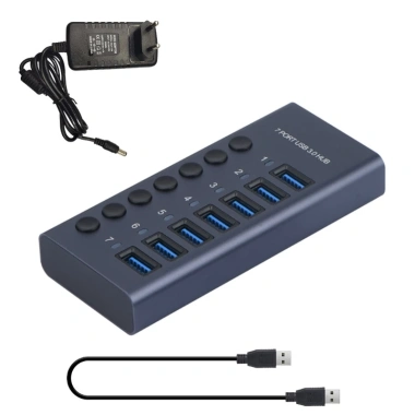 Bộ chia cổng USB 4-7-10 - Hub USB 3.0 tốc độ cao, giảm giá 442.000₫ đa năng, tương thích mọi thiết bị 7