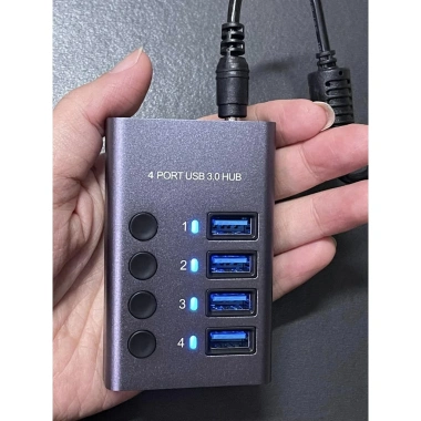 Bộ chia cổng USB 4-7-10 - Hub USB 3.0 tốc độ cao, giảm giá 442.000₫ đa năng, tương thích mọi thiết bị 9