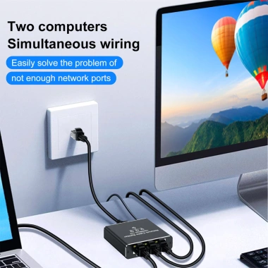 Bộ chia Ethernet ZOERAX 1-3 cổng 1.000Mbps USB, hỗ trợ Cat5‑8, 3 thiết bị đồng thời - Giá 262.900₫ 3 Bộ chia Ethernet ZOERAX 1-3 cổng 1.000Mbps USB, hỗ trợ Cat5‑8, 3 thiết bị đồng thời - Giá 262.900₫ 3