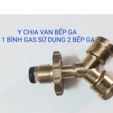 Bộ chia gas chữ Y - Chia 1 bình gas cho 2 bếp, tiết kiệm ngay, giá chỉ 125.000₫