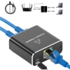 Bộ chia Gigabit Ethernet 1‑4 cổng USB, RJ45, hỗ trợ Cat5‑8, 1.000Mbps, đồng thời 4 thiết bị 10