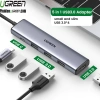 Bộ chia Hub USB 3.0 Ugreen 1-4 cổng 5Gbps vỏ nhôm dây bọc dù hỗ trợ nguồn Type‑C chính hãng 2
