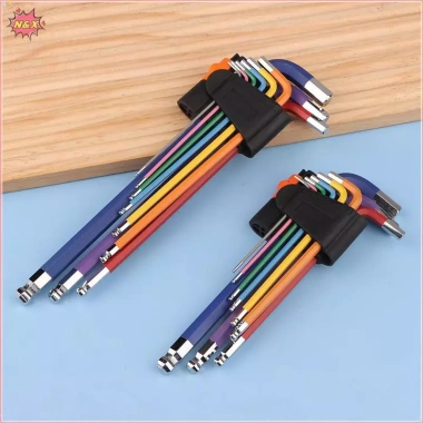 Bộ chìa khóa N & X Allen 9 chiếc 1,5‑10mm cờ lê lục giác đa năng, giá 166.870₫ 7