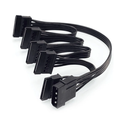Bộ Chia Nguồn WJ 4Pin 1-5 IDE SATA 15Pin Dây Cáp - Giá ưu đãi 105.450 VND cho PC