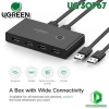 Bộ chia sẻ máy in USB 2.0 UGREEN US216 từ 4 thiết bị vào 2 máy tính, chính hãng, bảo hành 18 tháng, giá ưu đãi 359.000₫ 4
