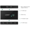 Bộ chia sẻ máy in USB 2.0 UGREEN US216 từ 4 thiết bị vào 2 máy tính, chính hãng, bảo hành 18 tháng, giá ưu đãi 359.000₫ 5