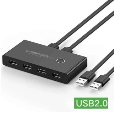 Bộ chia sẻ máy in USB 2.0 UGREEN US216 từ 4 thiết bị vào 2 máy tính, chính hãng, bảo hành 18 tháng, giá ưu đãi 359.000₫ 9