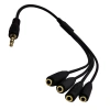 Bộ chia tai nghe NLINNI 3.5mm TRRS 1/8 inch Mic Stereo Splitter, chỉ 88k 7