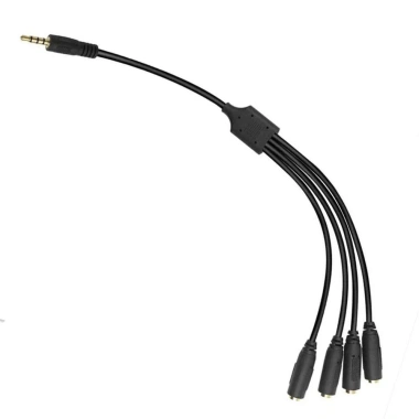 Bộ chia tai nghe NLINNI 3.5mm TRRS 1/8 inch Mic Stereo Splitter, chỉ 88k