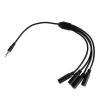 Bộ chia tai nghe NLINNI 3.5mm TRRS 1/8 inch Mic Stereo Splitter, chỉ 88k 9