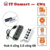Bộ chia USB 2.0 4 cổng có công tắc và Hub USB 3.0 tiện lợi, giảm giá 45.000₫
