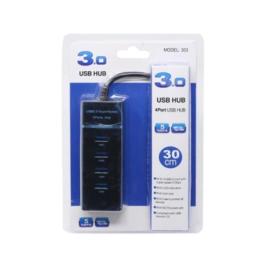 Bộ chia USB 2.0 4 cổng có công tắc và Hub USB 3.0 tiện lợi, giảm giá 45.000₫