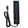 Bộ chia USB 3.0 7 cổng Superspeed 5Gbps, dây 1.2m + đèn LED - Hub đa năng PC, giá ưu đãi 65k 10