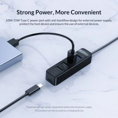 Bộ chia USB 4 cổng 3.0 ORICO TWU32-4A Hỗ trợ mọi máy tính, mở rộng USB, giá 100k
