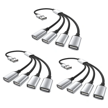 Bộ chia USB 4 trong 1 – Hub đa cổng, cáp chuyển đổi PC, ô tô, laptop, 119.900đ
