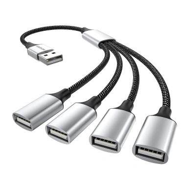 Bộ chia USB 4 trong 1 – Hub đa cổng, cáp chuyển đổi PC, ô tô, laptop, 119.900đ