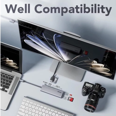 Bộ chia USB 7 in 1 Lexar Hub H31 - 3 USB 3.2, HDMI 2.0, sạc nhanh 100W, khe Micro SD/SD - Giá 880.000 VND 7 Bộ chia USB 7 in 1 Lexar Hub H31 - 3 USB 3.2, HDMI 2.0, sạc nhanh 100W, khe Micro SD/SD - Giá 880.000 VND 7