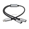 Bộ chia USB-C Nam sang Đôi USB-C Nữ, truyền dữ liệu nhanh, giá chỉ 67.870₫