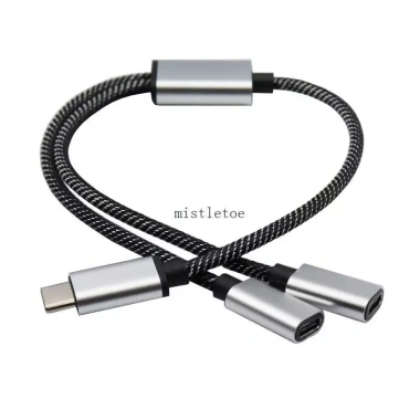 Bộ chia USB-C Nam sang Đôi USB-C Nữ, truyền dữ liệu nhanh, giá chỉ 67.870₫