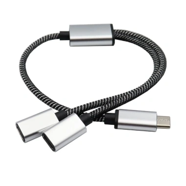 Bộ chia USB-C Nam sang Đôi USB-C Nữ, truyền dữ liệu nhanh, giá chỉ 67.870₫ 3