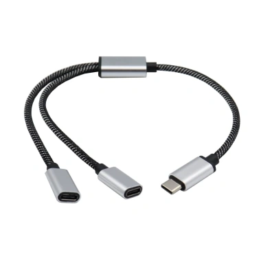 Bộ chia USB-C Nam sang Đôi USB-C Nữ, truyền dữ liệu nhanh, giá chỉ 67.870₫ 4