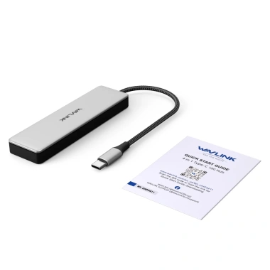 Bộ chia USB-C Wavlink nhôm 3.2 Gen 2 10Gbps – 4 Type-C PD 85W, giá chỉ 466.200đ 9