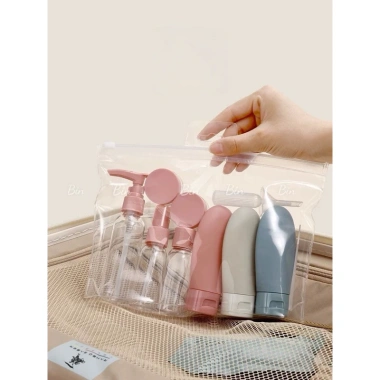 Bộ Chiết Mỹ Phẩm 11 Chi Tiết Chai Lọ Tuýp Du Lịch - Travel Kit Giá Ưu Đãi 39,010