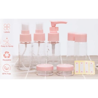 Bộ Chiết Mỹ Phẩm Du Lịch 7 Món Mini – Dùng cho Nước Hoa, Sữa Tắm, Kem – Giá 12.000₫