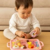 Bộ cho ăn bánh pudding LONGPEAN - Hộp cơm trưa hình gấu, đồ chơi nhập vai giáo dục sớm, quà sinh nhật 151.470đ 6