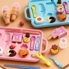 Bộ cho ăn bánh pudding LZHDP - Đồ chơi mô phỏng hộp cơm trưa Kawaii, giáo dục sớm cho trẻ em, giảm giá 152k 9