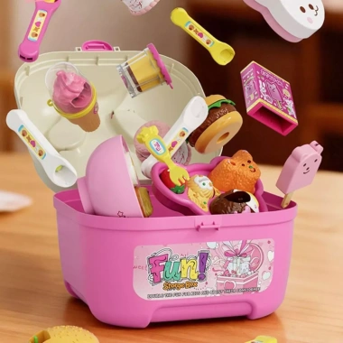 Bộ cho ăn bánh pudding NOVA Hộp cơm trưa gấu Kawaii Nhật Bản đồ chơi giáo dục trẻ