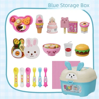 Bộ cho ăn bánh pudding NOVA Hộp cơm trưa gấu Kawaii Nhật Bản đồ chơi giáo dục trẻ